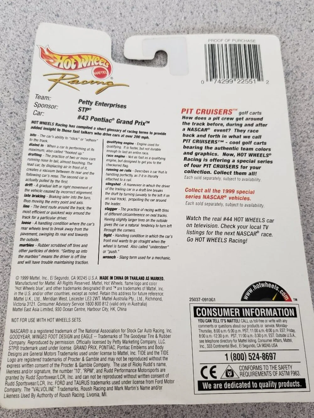 Hot Wheels Racing Pit Cruisers #43